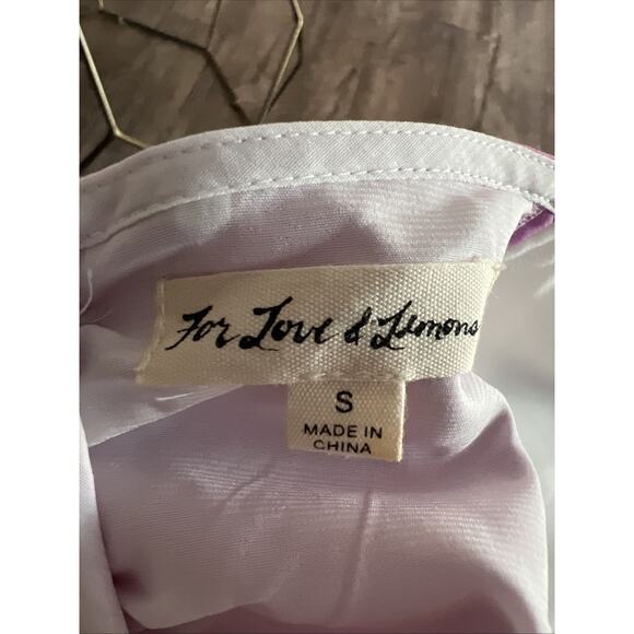 For Love And Lemons Praline Polka Dot Pink White Mini Dress Size Small Corset - Picture 5 of 5